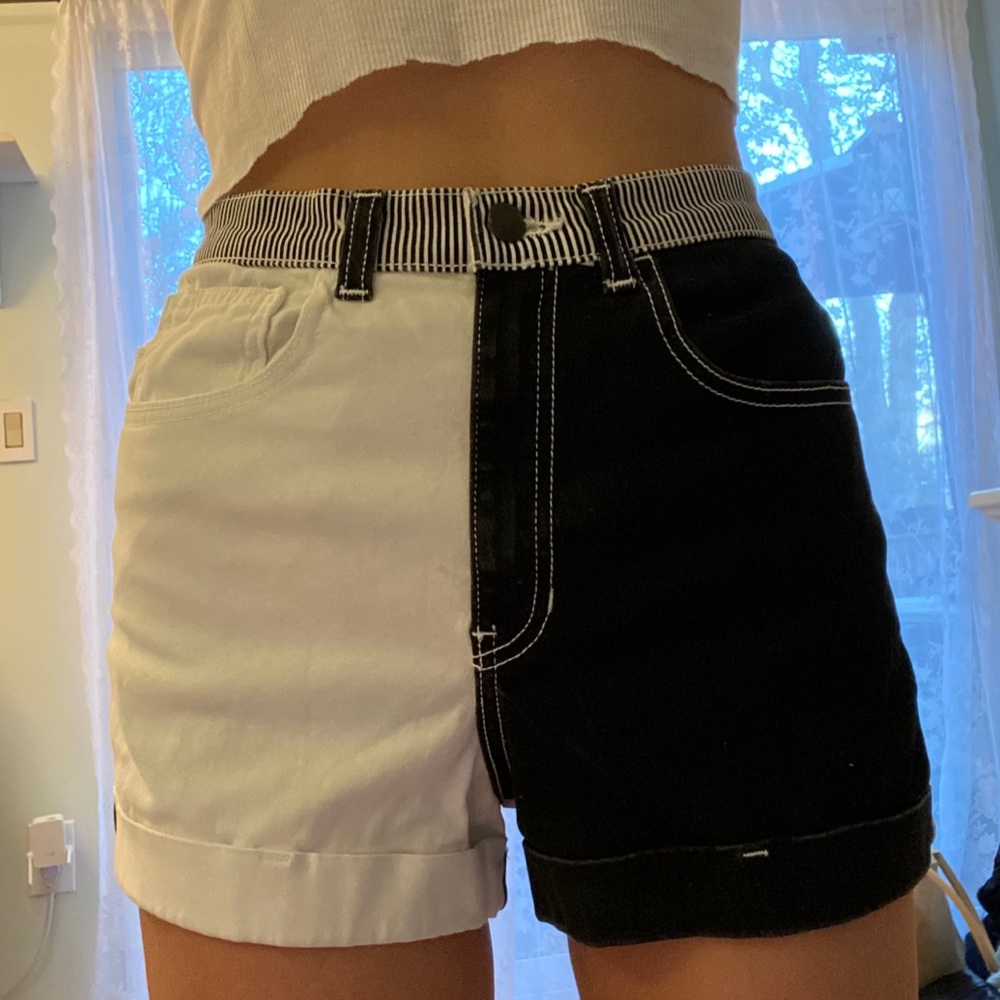 American Apparel rare colorblock shorts